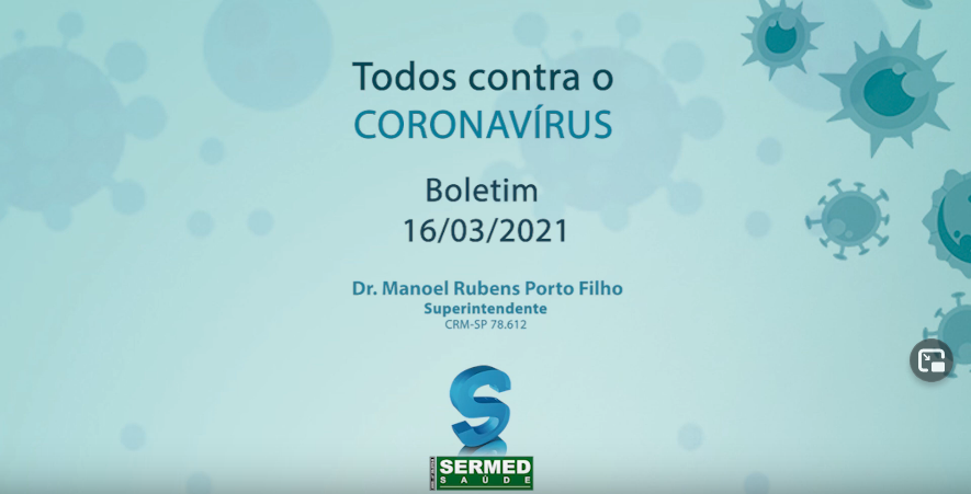 Todos Contra o Coronavírus - Boletim 16/03/2021